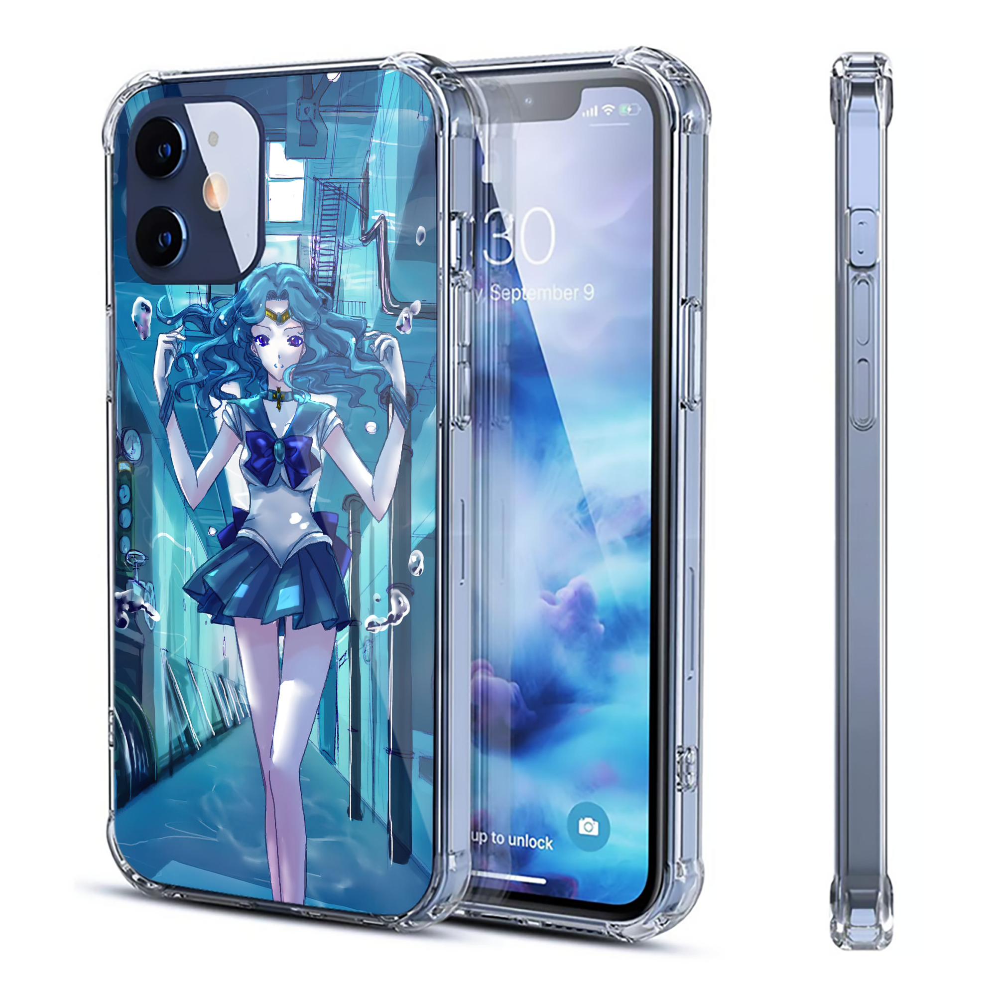 （画像用） 美少女戦士セーラームーン Sailor Moon 【iPhone 12シリーズ対応】透明スマホケース（クリアソフトケース）